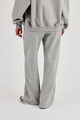 C Embroidered Jogger - Grey Marl