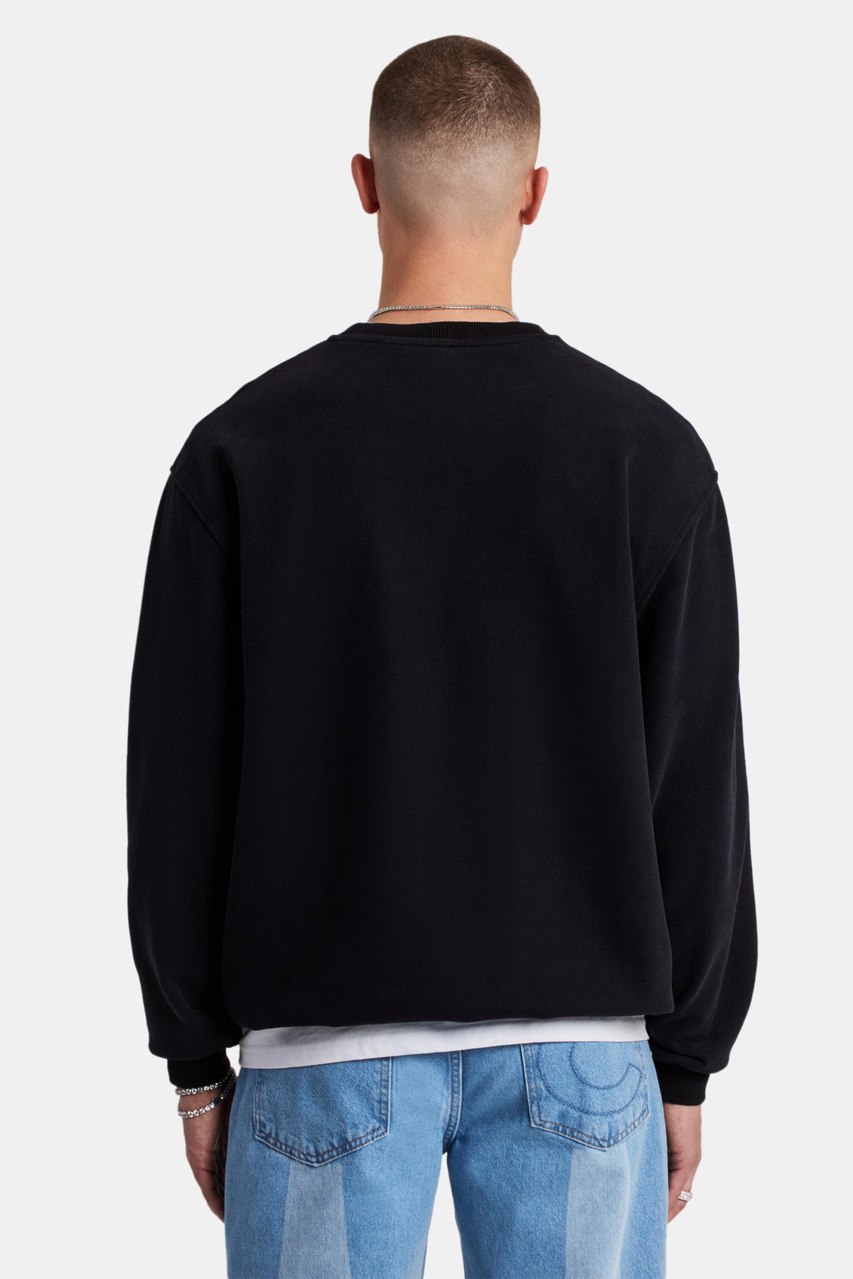 Cernucci Est Embroidered Sweatshirt - Black | Mens Hoodies 