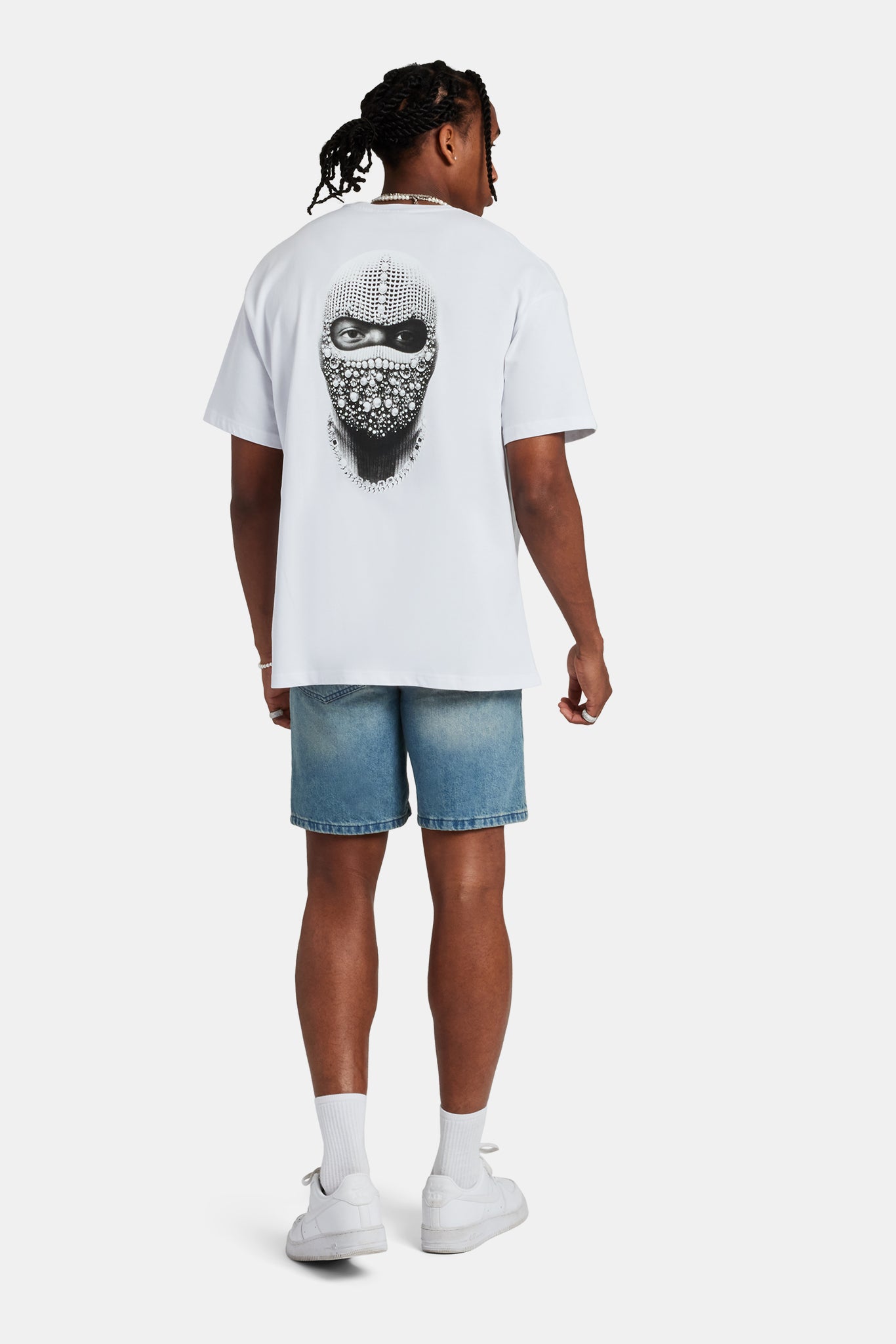 Iced Bally Oversize-T-Shirt - Weiß