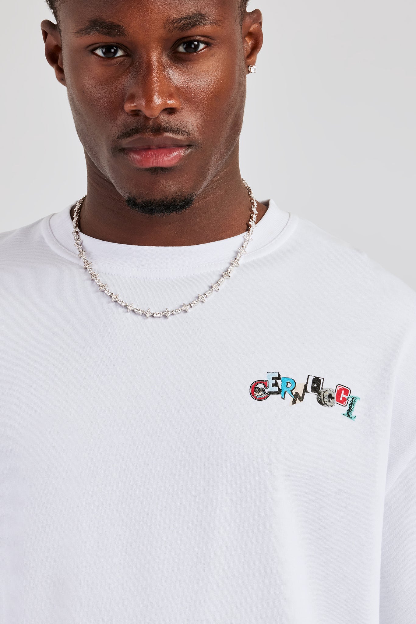 Cernucci Back Print Oversized T-Shirt | Mens Tees & Vests | Shop