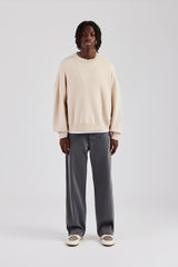 Baggy-Jeans mit Einsätzen – verwaschenes Schwarz