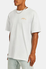 Cernucci Orange Beach House Graphic T-Shirt - White