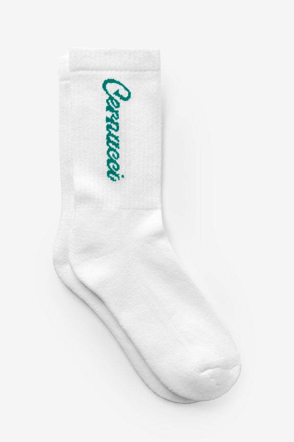 Cernucci Logo Socks - Bright Green