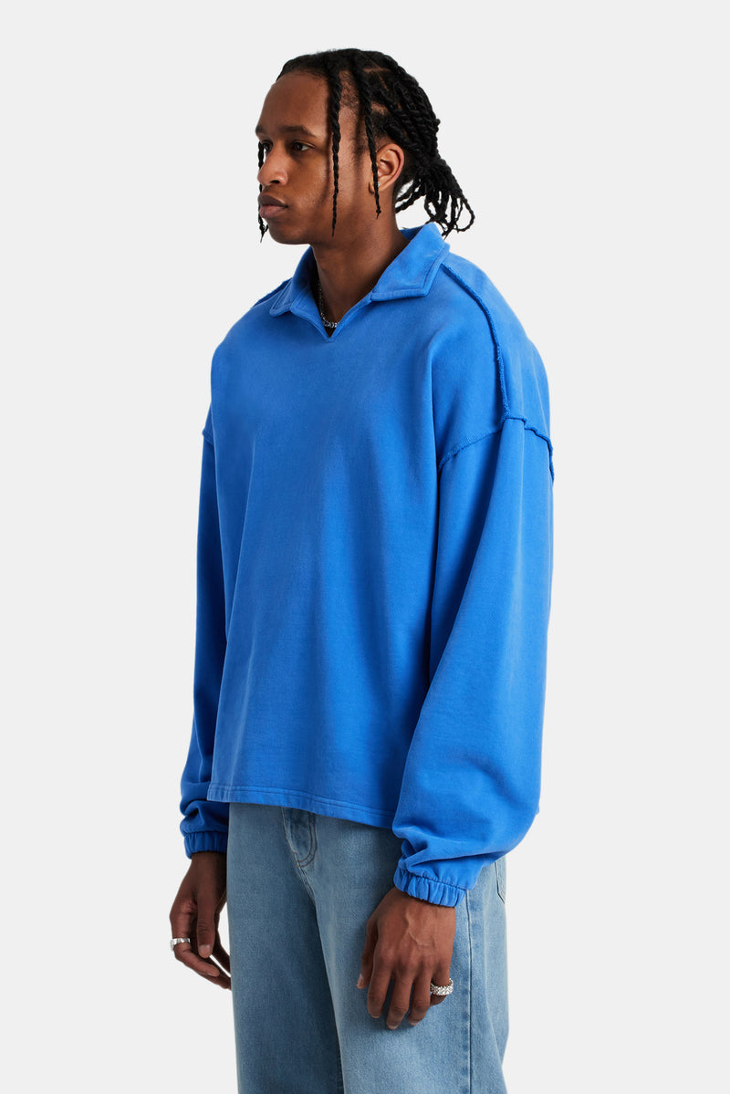 COLLARED SS SWEATSHIRT