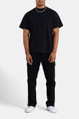 Cernucci Embroidered T-Shirt - Black