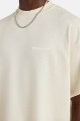 Cernucci Embroidered T-Shirt - Cream