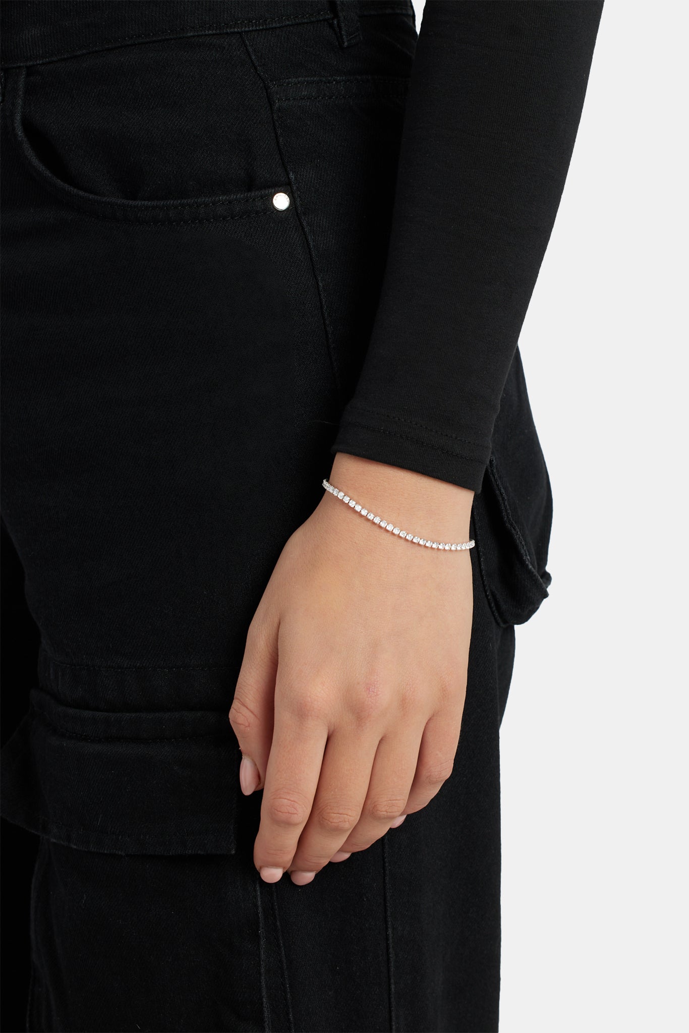 Womens Micro Tennis Bracelet - 2.5mm