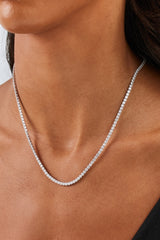 Womens 2.5mm Micro Tennis Chain