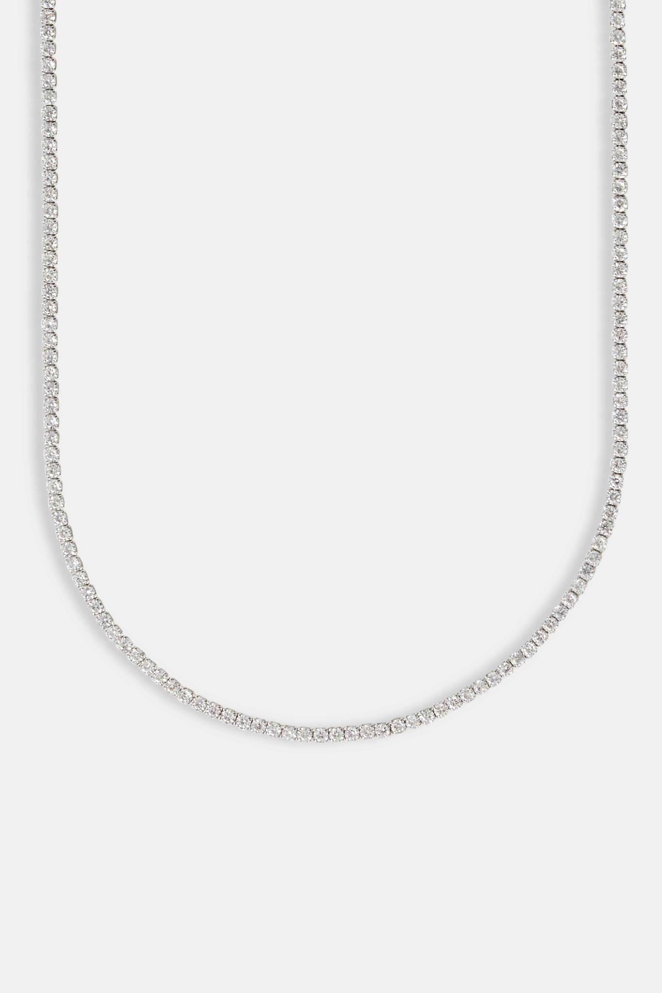 Womens 2.5mm Micro Tennis Chain