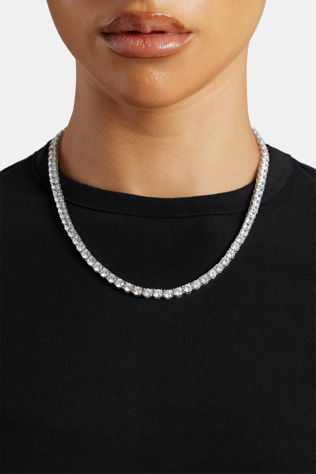 Womens 5mm Tennis Chain Womens Chains Shop Tennis Chains at
