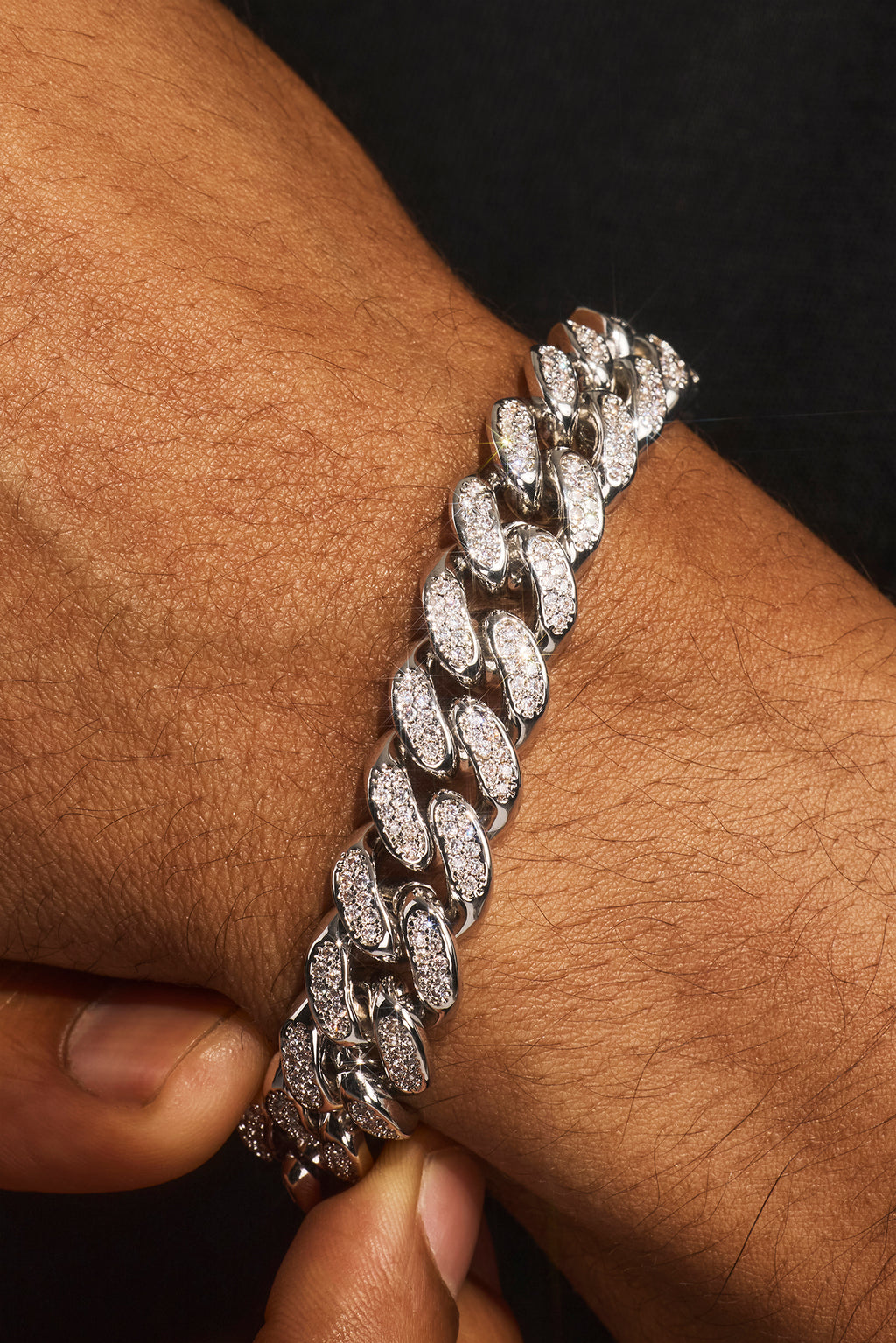 Iced Cuban Link Bracelet 12mm