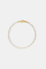 Gold Plated 3mm Tennis Bracelet