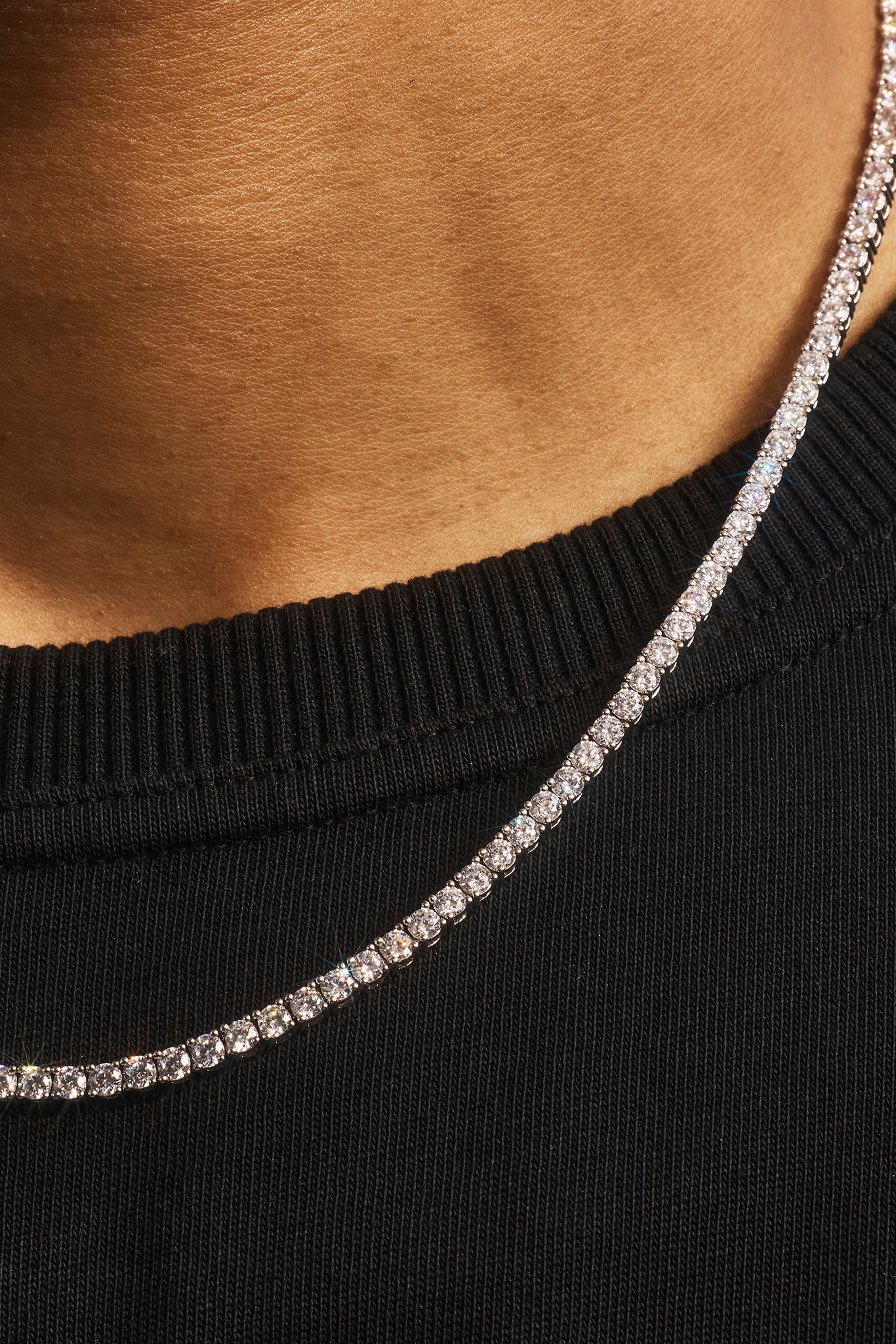 Tennis Chain - 3mm - White – Cernucci