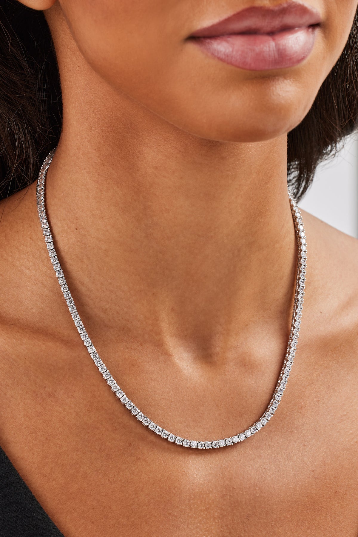 Womens 3mm Tennis Chain | Womens Chains | Shop Chokers at CERNUCCI 