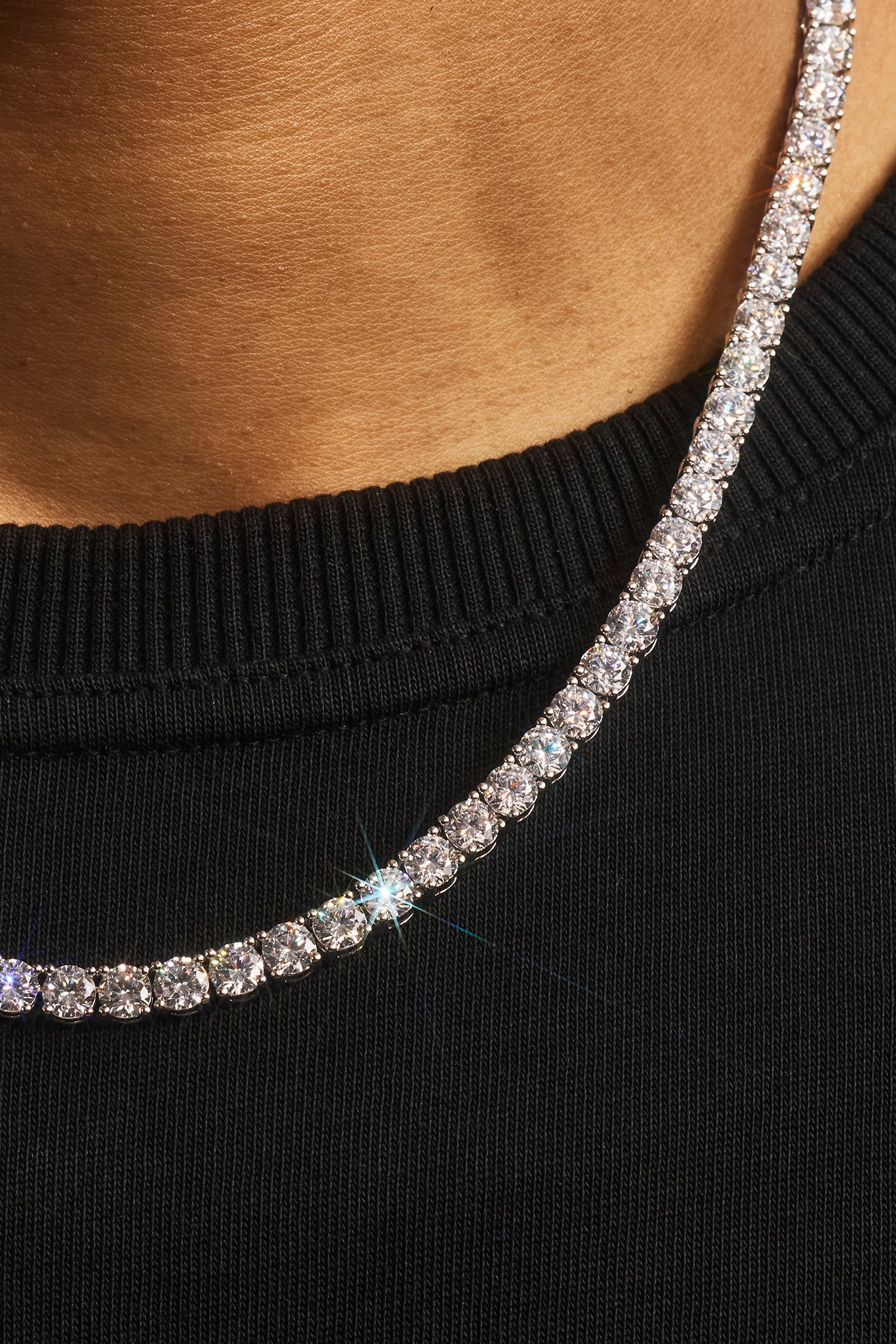 5 mm Tenniskette – Weiß