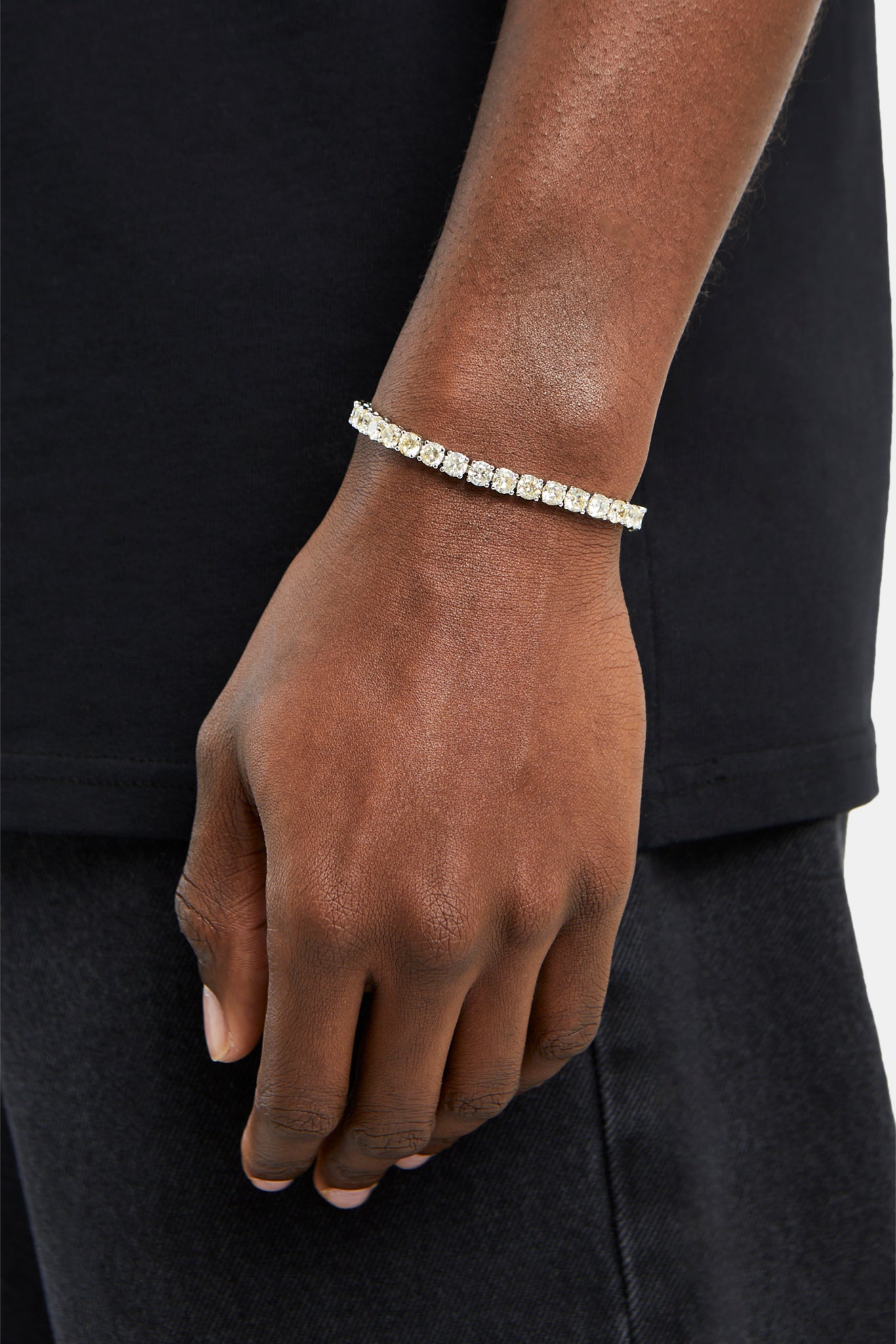 5 mm Zitrus-Tennisarmband