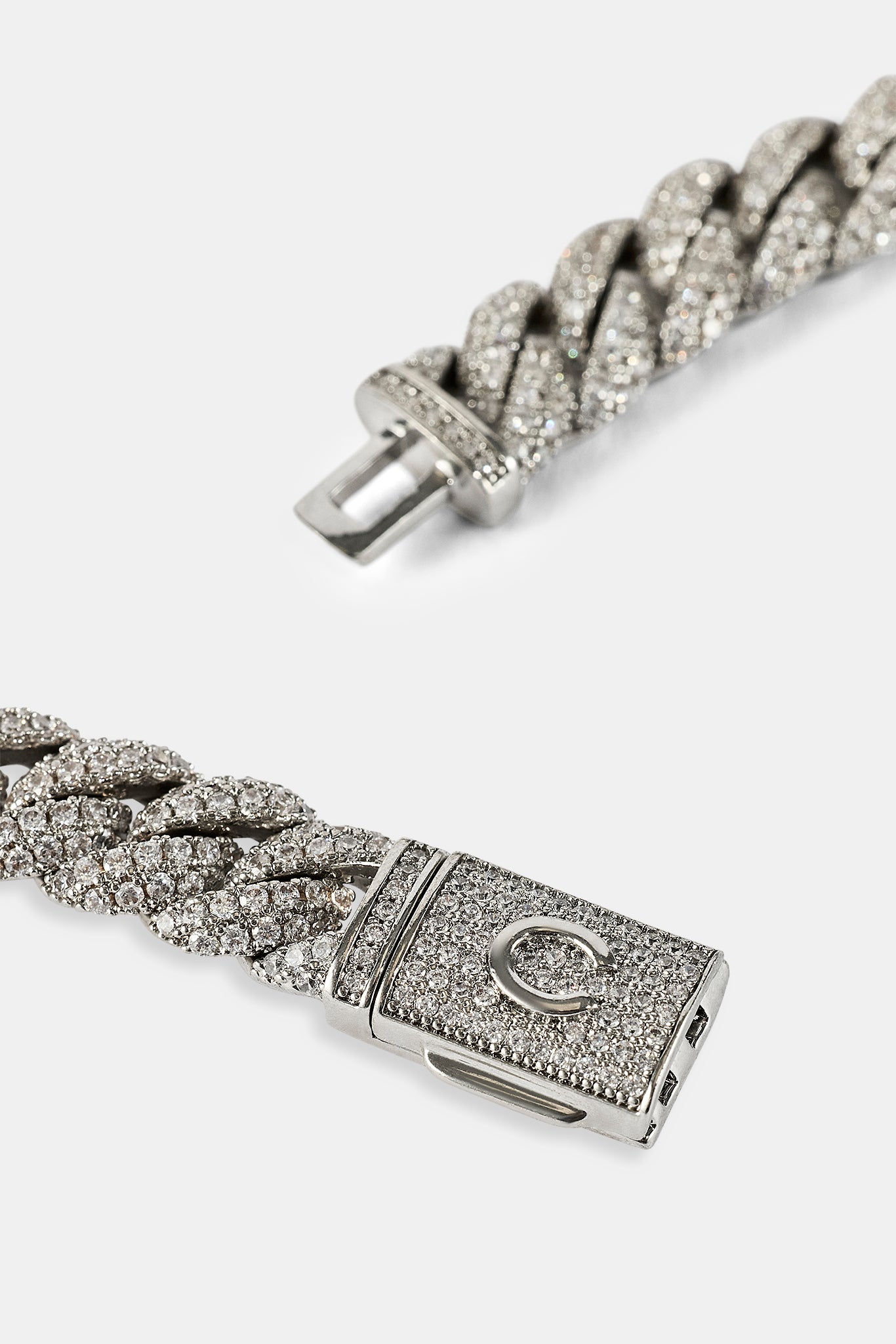 Iced Cuban Chain - 8mm - White