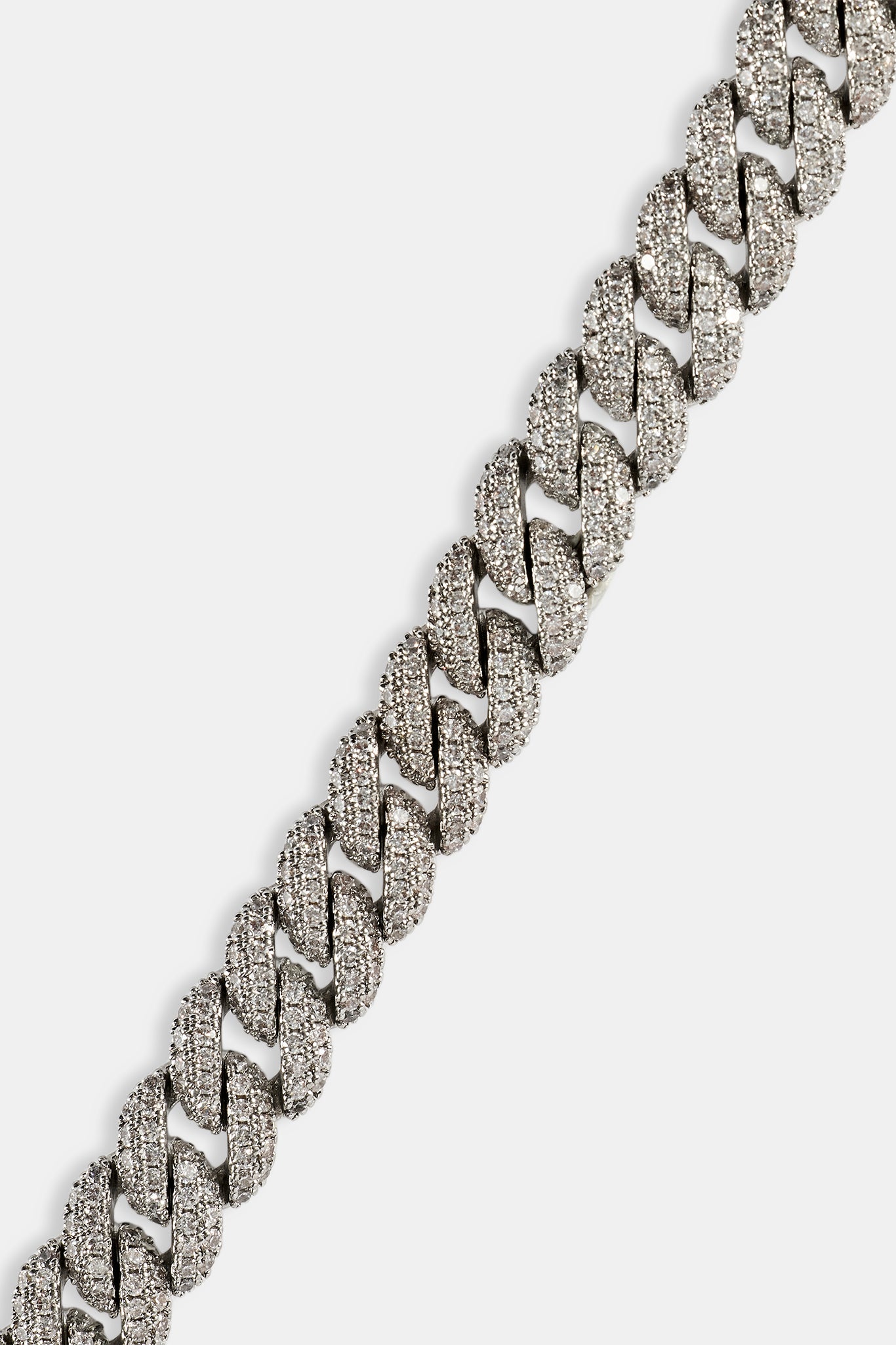 Iced Cuban Chain - 8mm - White