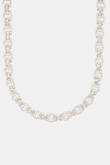 Iced Byzantine Kette - Weiß