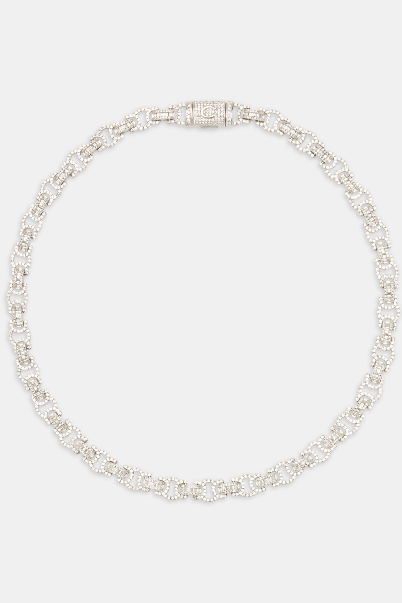 Iced Byzantine Kette - Weiß