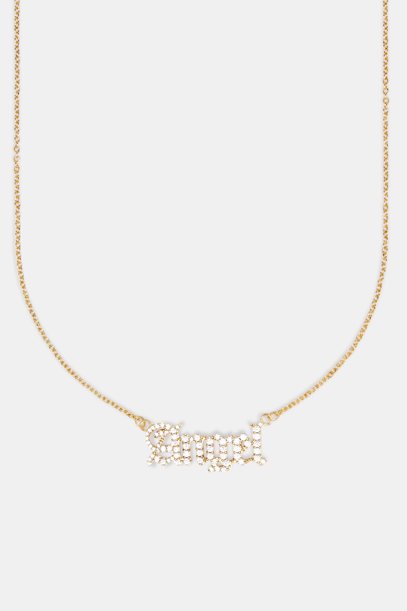 Iced Angel Halskette - Gold