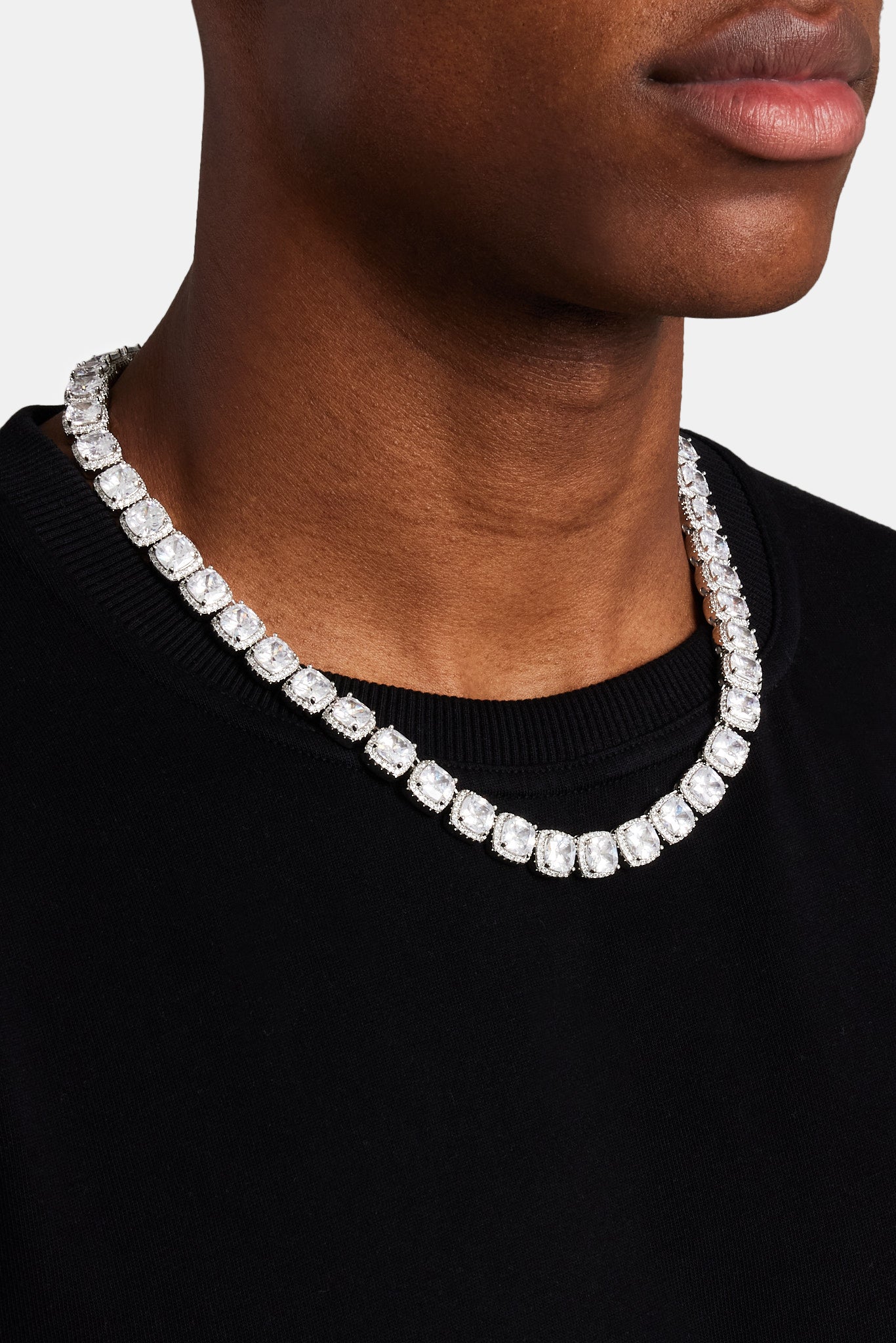 Cluster Chain 10mm CZ Square Cluster Chain | Mens Chains | Shop Clustered Chains at ...