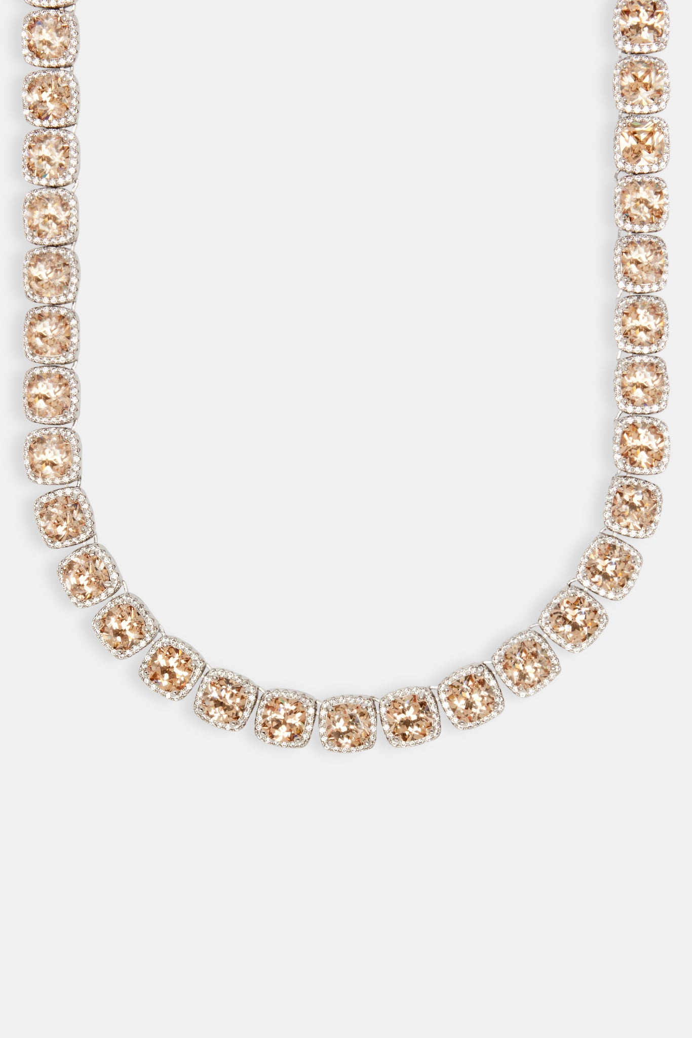 Cluster Chain 10mm Champagne CZ Square Cluster Chain | Mens Chains | Shop Clustered ...