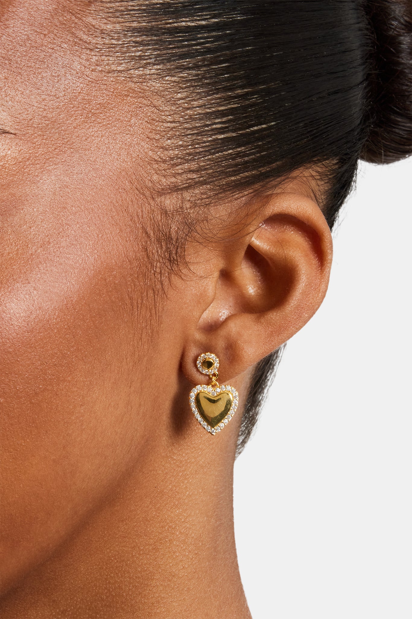 Heart Drop Heart Drop Earrings | Womens Earrings | Shop Stud Earrings at CERNUCCI ...