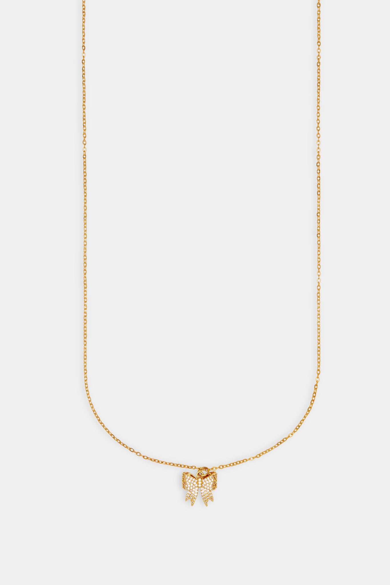 Iced Bow Necklace