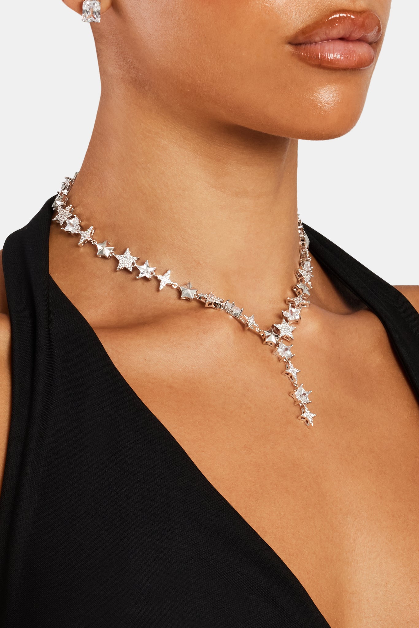 10mm Iced Star Drop Tennis Chain | Womens Chains | Shop Drop