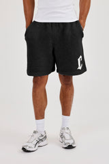 Mens C Knitted Relaxed Short - Black