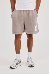 Mens C Knitted Relaxed Short - Stone