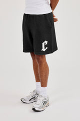 Mens C Knitted Relaxed Short - Black