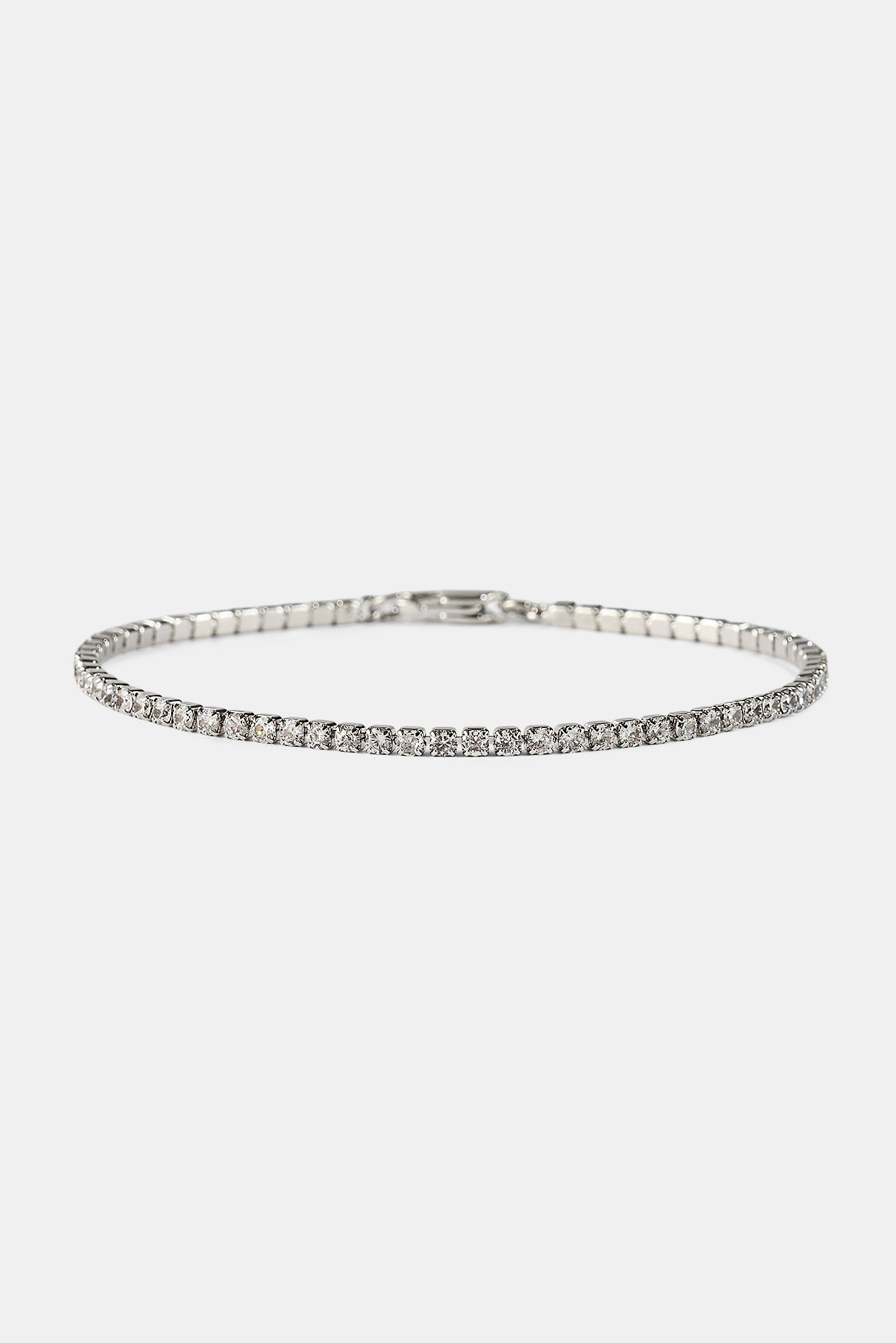 Micro Tennis Bracelet - 2.5mm - White