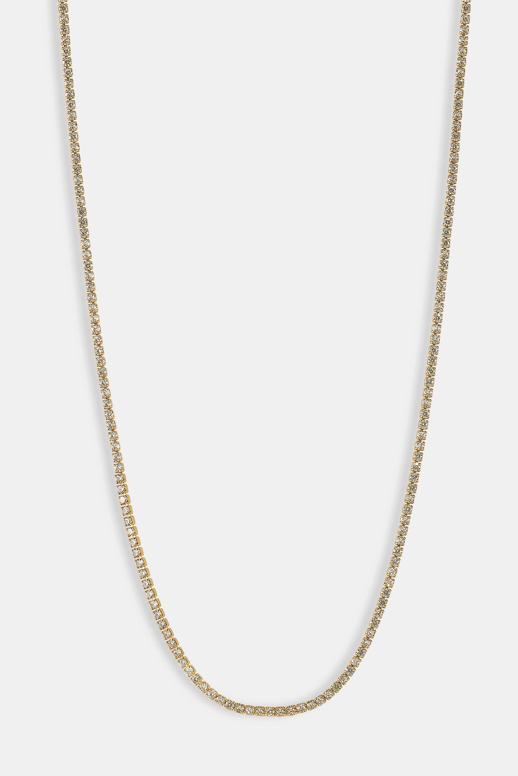 Micro Tennis Chain - 2.5mm - Gold