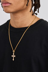 Eisiger keltischer Kreuzanhänger - 35mm