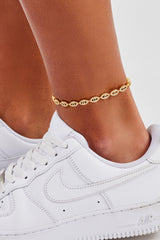 Fußkettchen mit vereistem bösen Blick – 6 mm