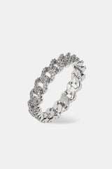 Kubanischer Ring mit Eiszapfen – 5 mm
