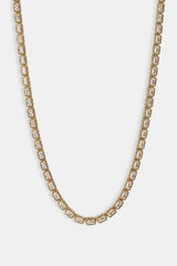 Baguette Cluster Chain - 5mm - Gold