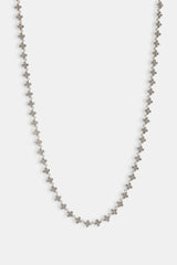 Iced Connecting Motif Chain - 5mm - White