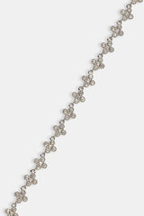 Iced Connecting Motif Chain - 5mm - White