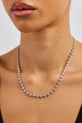 Iced Connecting Motif Chain - 5mm - White