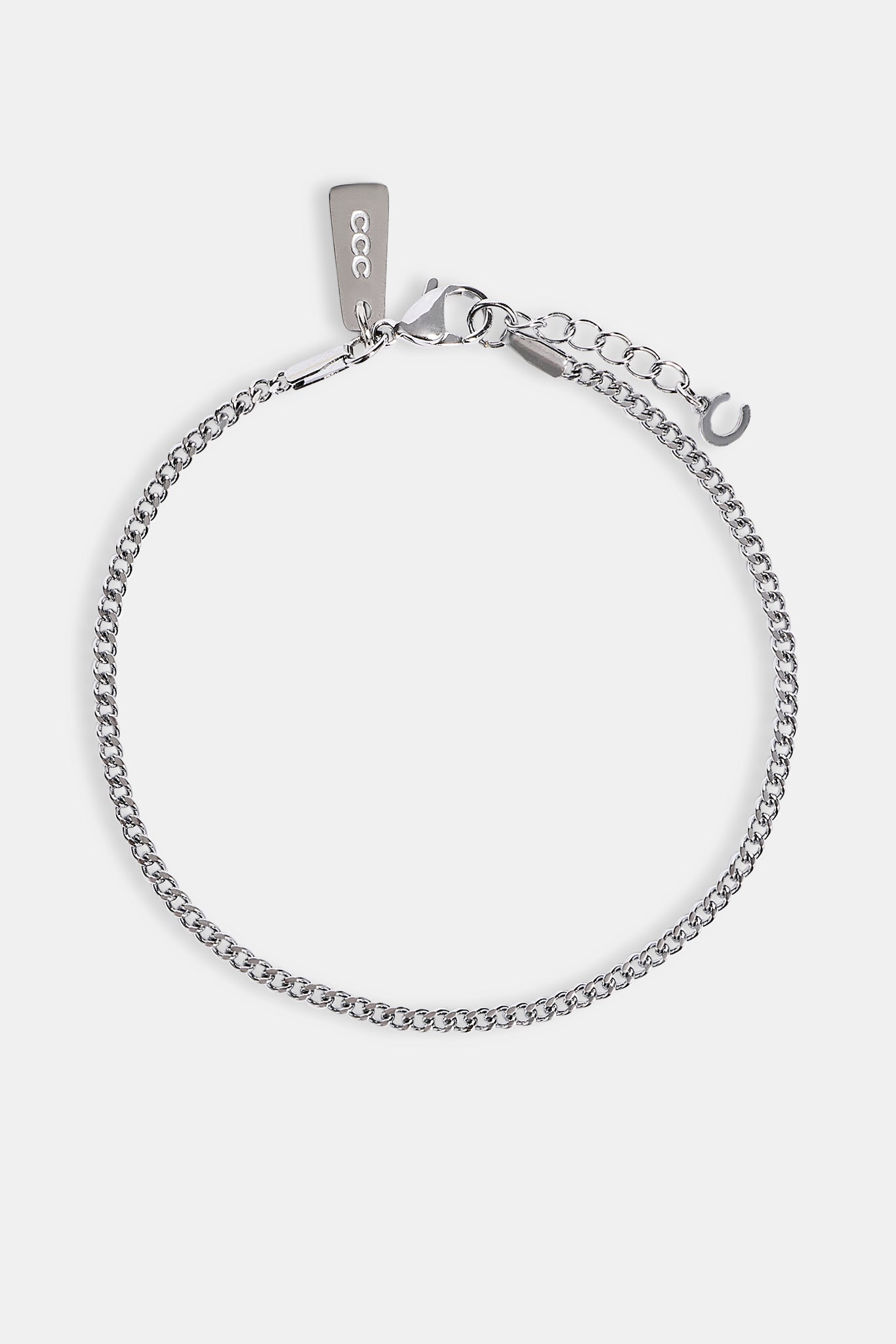 Micro Miami Kubanisches Armband - 3mm - Weiß