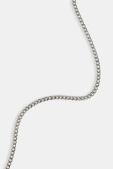 Micro Cuban Chain - 2mm - White