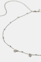 CZ Droplet Body Chain - 10mm - White