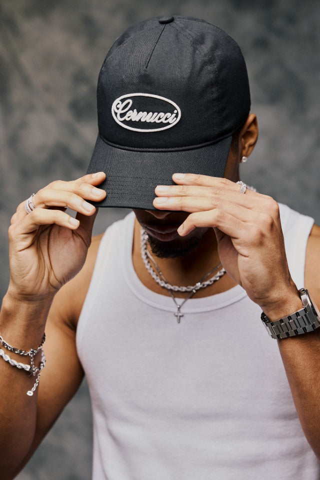 Washed Logo Cap - Washed Black