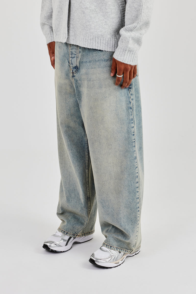 Super Baggy Jeans - Antique Wash