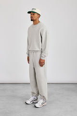 Sweater & Cuffed Jogger - Grey Marl