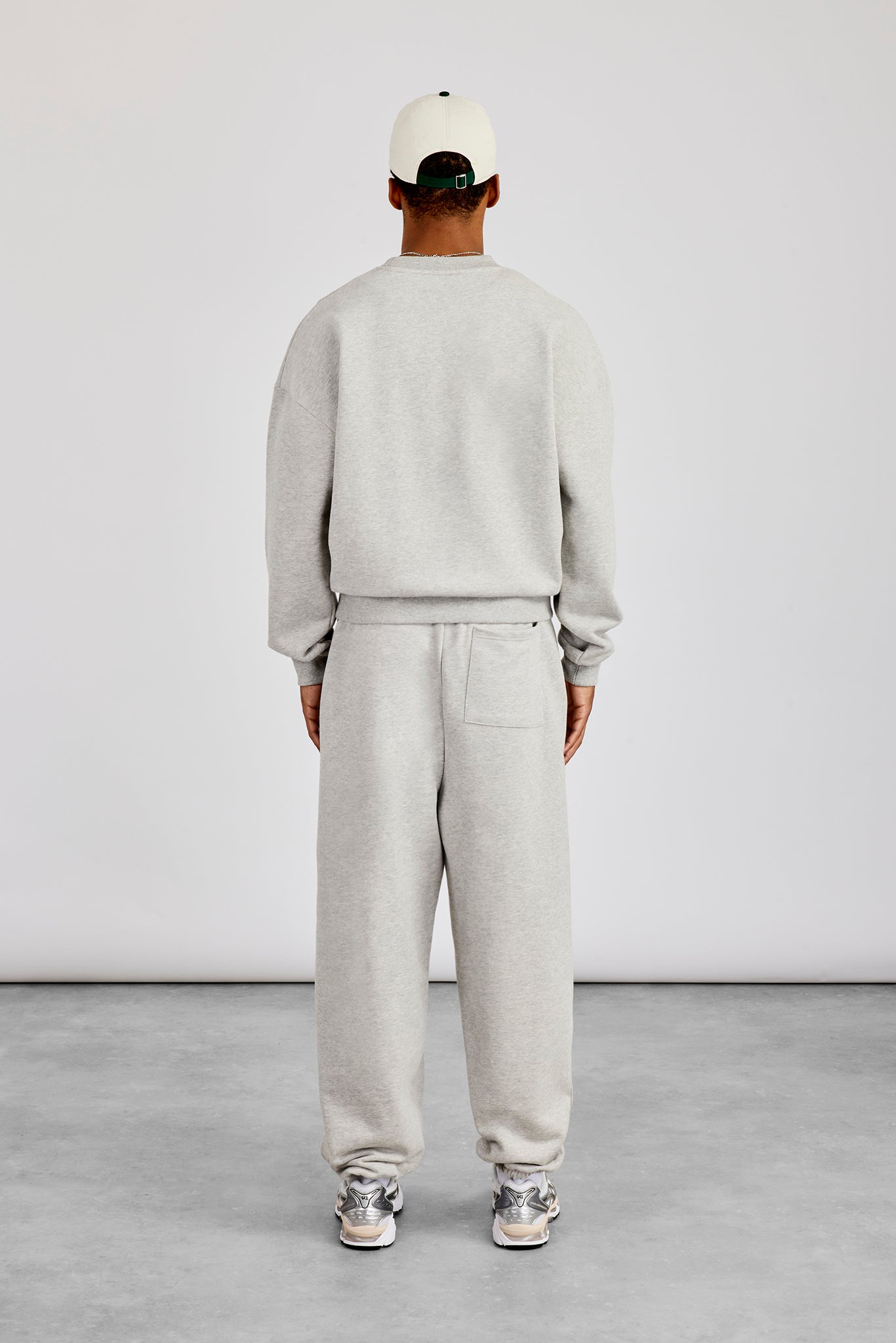 Sweater & Cuffed Jogger - Grey Marl