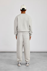 Sweater & Cuffed Jogger - Grey Marl